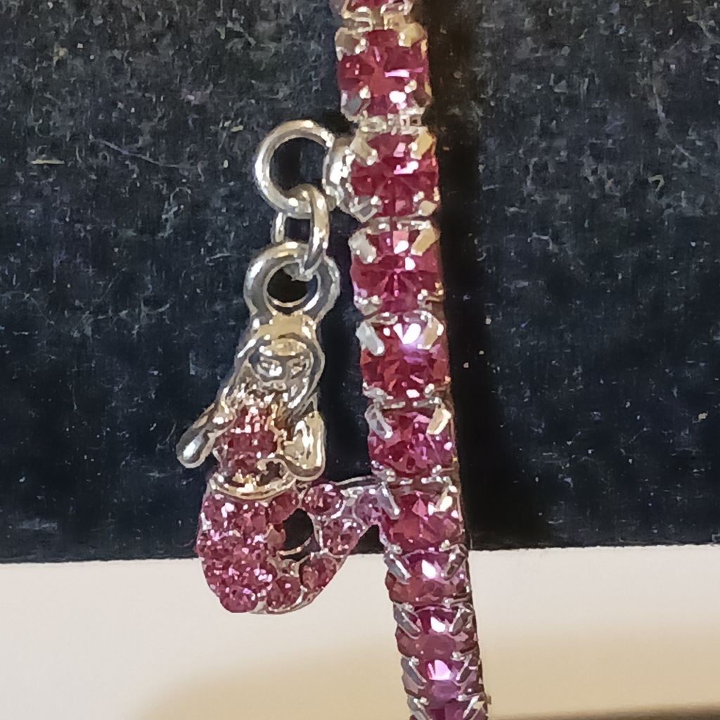 Nwt Lauren-Spencer Pink Mermaid Crystals Bracelet, Stretch, Lead-Free